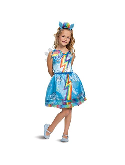 Disguise Rainbow Dash My Little Pony Costume for Girls, Children's Character Dress Outfit