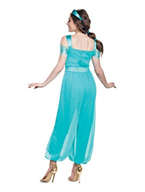 Disguise Disney Women's Jasmine Deluxe Adult Costume, Turquoise