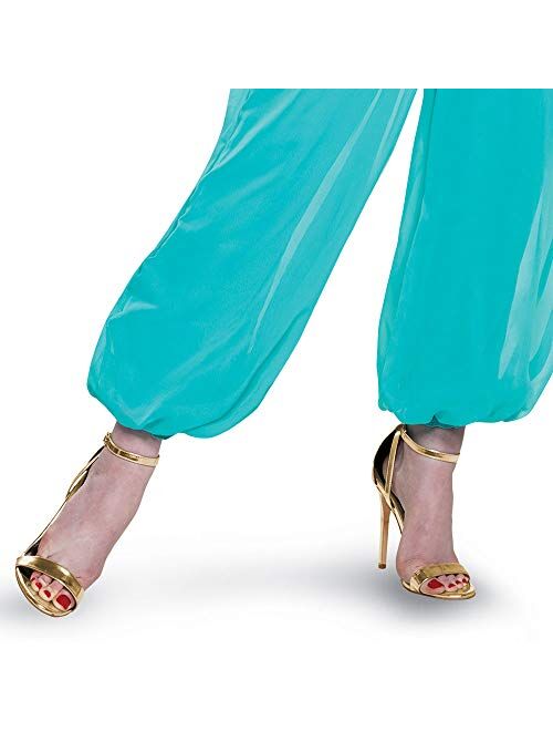 Disguise Disney Women's Jasmine Deluxe Adult Costume, Turquoise