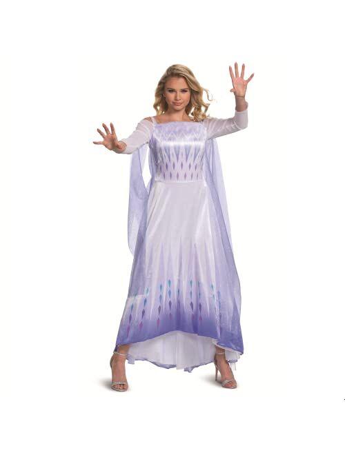 Disguise Women's Frozen Snow Queen Elsa Deluxe Costume