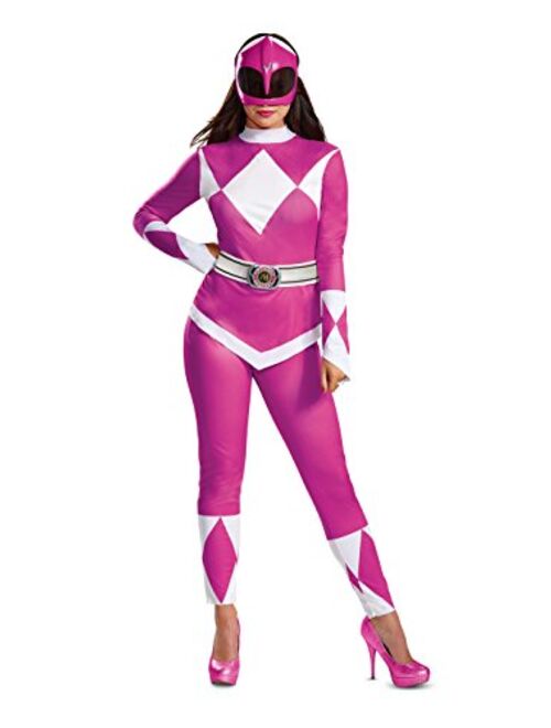 Disguise Women's Pink Ranger Adult Costume