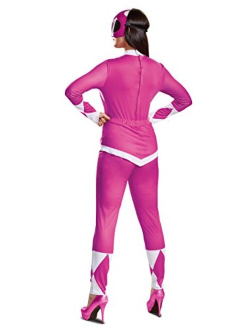 Disguise Women's Pink Ranger Adult Costume