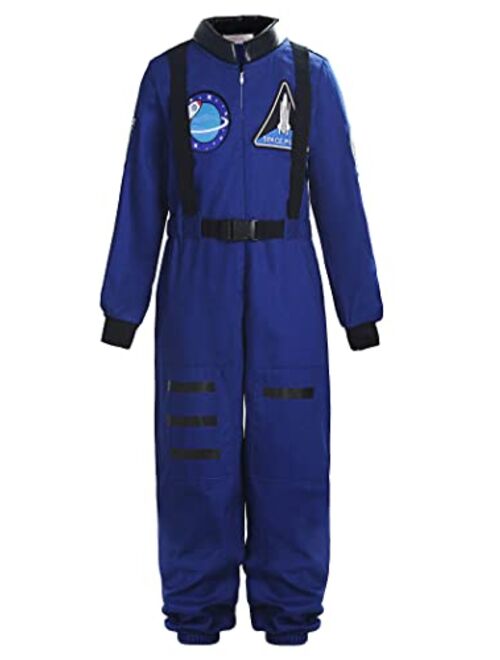 ReliBeauty Boys Girls Kids Children Astronaut Role Play Costume