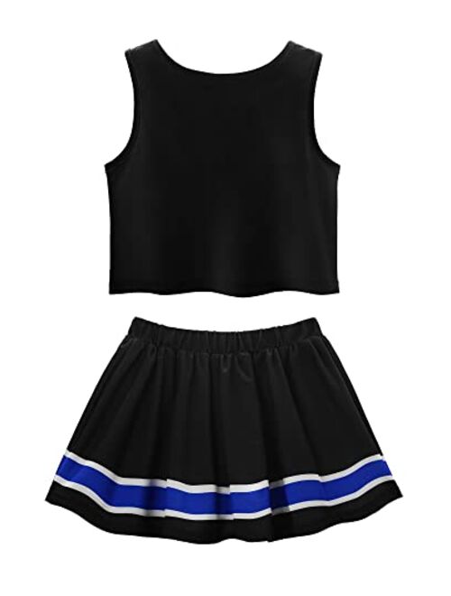 ReliBeauty Cheerleader Costume for Girls Cheer Uniform Outfit