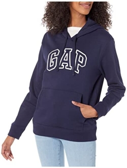 Women's Logo Hoodie Hooded Pull-on Sweatshirt