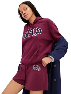 Women's Logo Hoodie Hooded Pull-on Sweatshirt