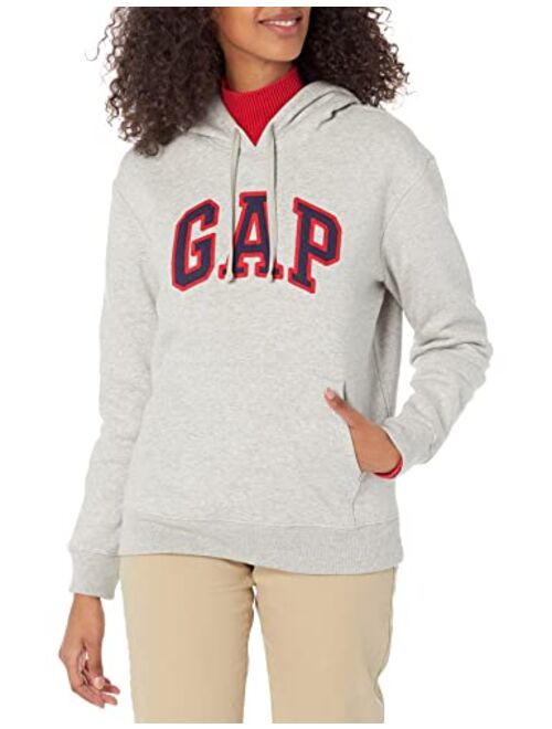 GAP Women's Logo Hoodie Hooded Pull-on Sweatshirt