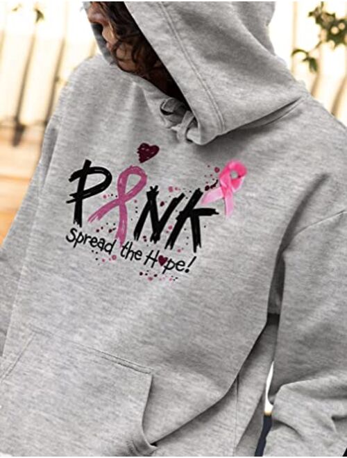 The Drop Tstars Cancer Awareness Pink Spread The Hope Unisex Hoodie