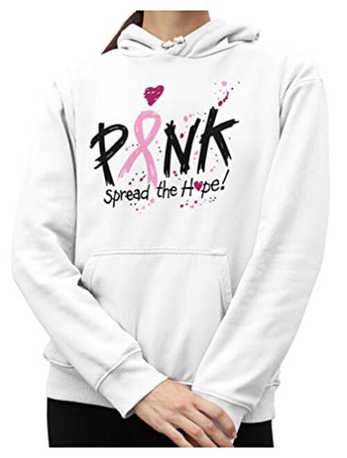 The Drop Tstars Cancer Awareness Pink Spread The Hope Unisex Hoodie