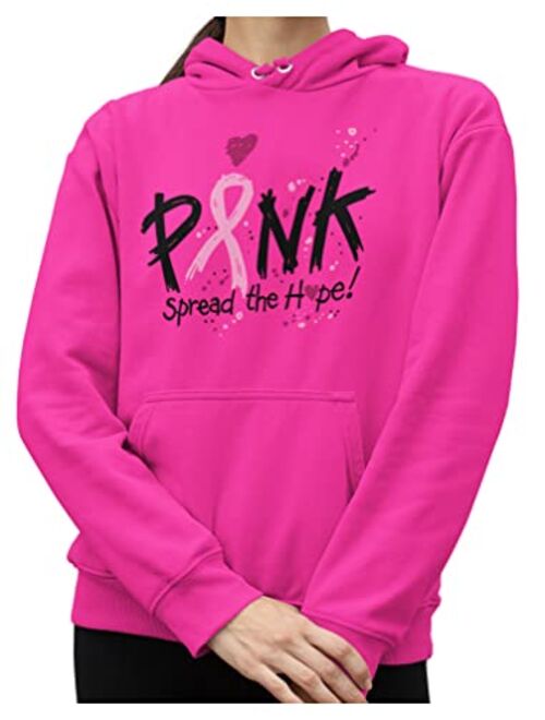 The Drop Tstars Cancer Awareness Pink Spread The Hope Unisex Hoodie