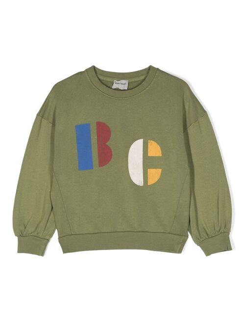 Bobo Choses logo-print organic-cotton sweatshirt