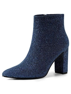 Women's Glitter Ankle Booties