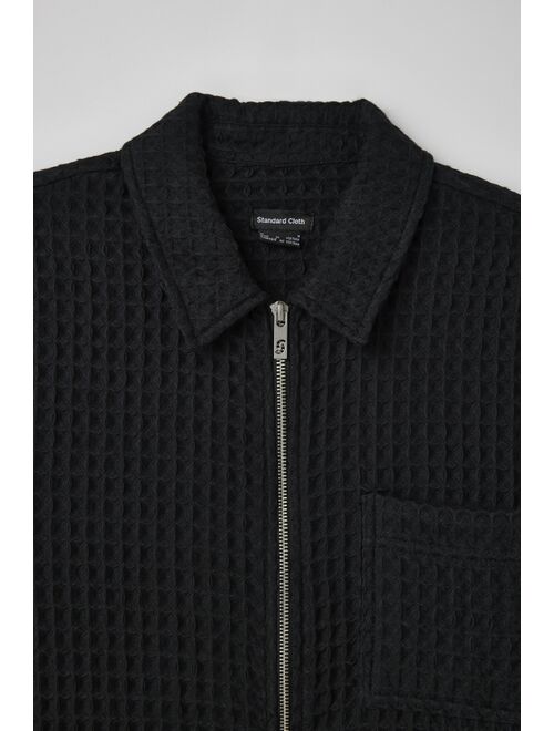 Urban outfitters Standard Cloth Waffle Knit Zip Shirt