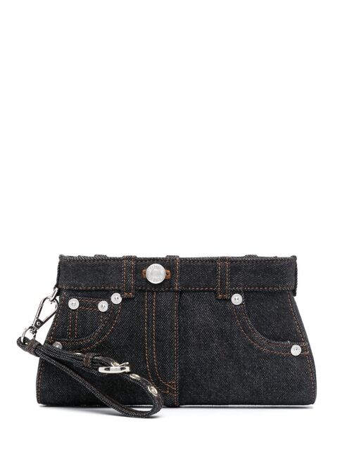 MOSCHINO JEANS zip-fastening clutch bag