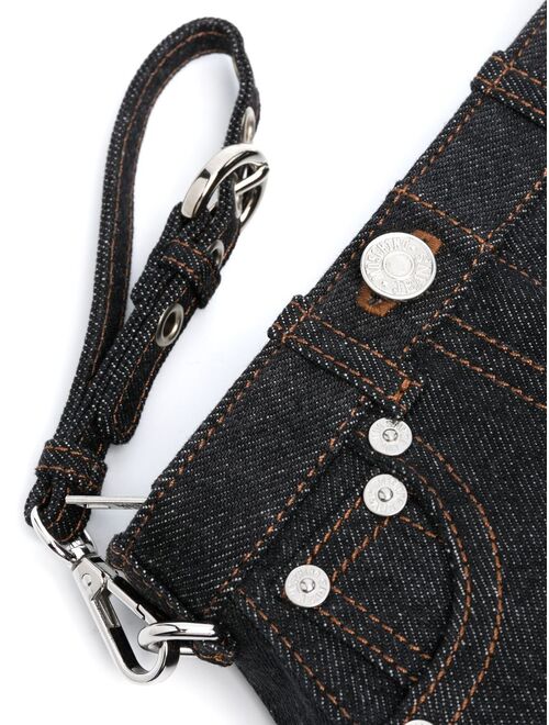 MOSCHINO JEANS zip-fastening clutch bag