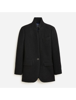 Leighton blazer-jacket in Italian boiled wool