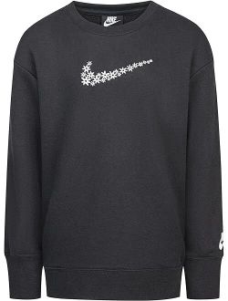 Kids Daisy Crew Neck Sweatshirt (Toddler/Little Kids)