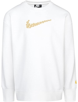 Kids Daisy Crew Neck Sweatshirt (Toddler/Little Kids)