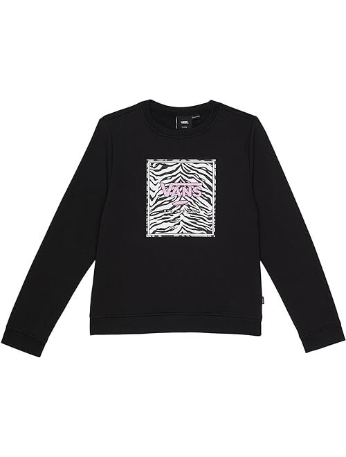 Vans Kids Zebra Daze Box Logo Crew (Big Kids)