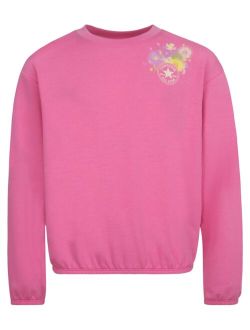 Big Girls Graphic Boxy Crewneck Sweatshirt