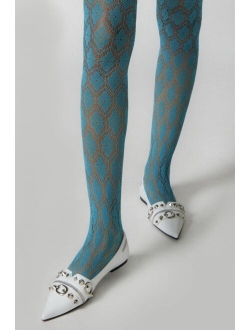 UO Openwork Floral Tights