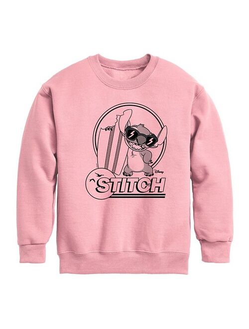 licensed character Disney's Lilo & Stitch Girls Crew Fleece