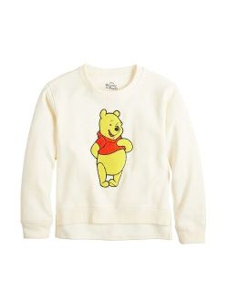 licensed character Disney's Winnie the Pooh Girls 7-16 Hi-Lo Chenille Graphic Sweatshirt