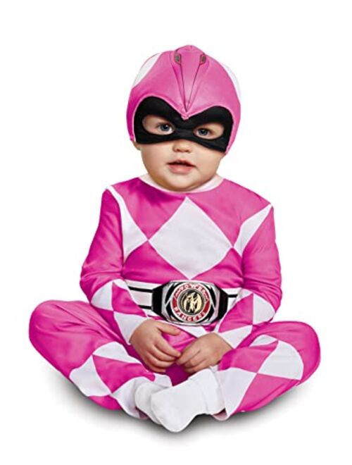 Disguise Power Rangers Pink Ranger Muscle Costume for Toddlers