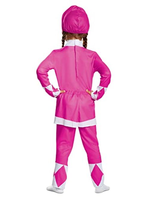 Disguise Power Rangers Pink Ranger Muscle Costume for Toddlers