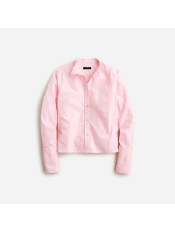 Thomas Mason for J.Crew cropped shirt in end-on-end cotton