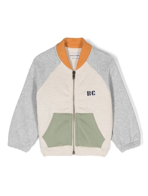 Bobo Choses colour-block logo-print jacket