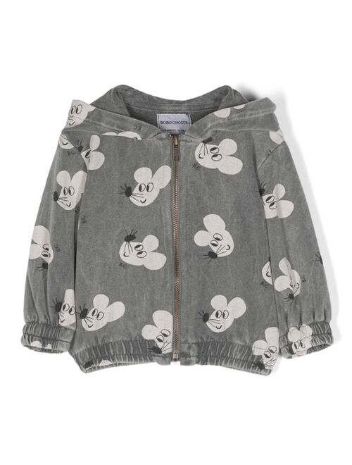 Bobo Choses graphic-print hooded jacket