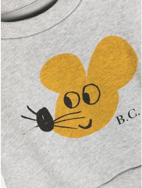 Bobo Choses mouse-print cotton sweatshirt