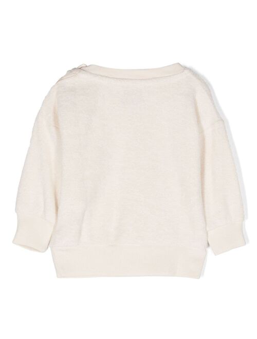 Bobo Choses Crazy Bicy fleece sweatshirt