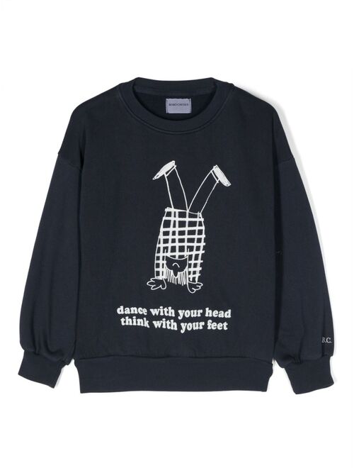 Bobo Choses Headstand cotton sweatshirt