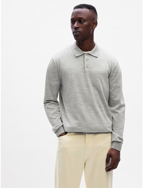 Gap Merino Wool Polo Shirt