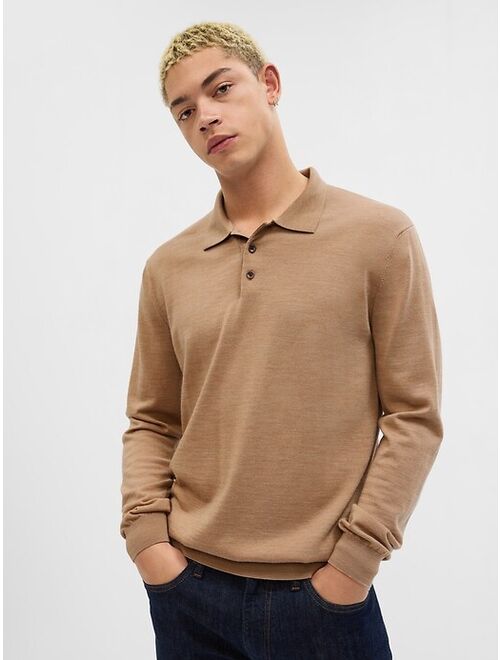 Gap Merino Wool Polo Shirt