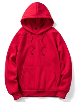 Guys Kangaroo Pocket Drawstring Hoodie