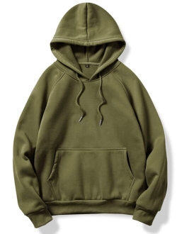 Guys Kangaroo Pocket Drawstring Hoodie