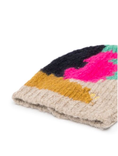 Bobo Choses colour-block beanie hat