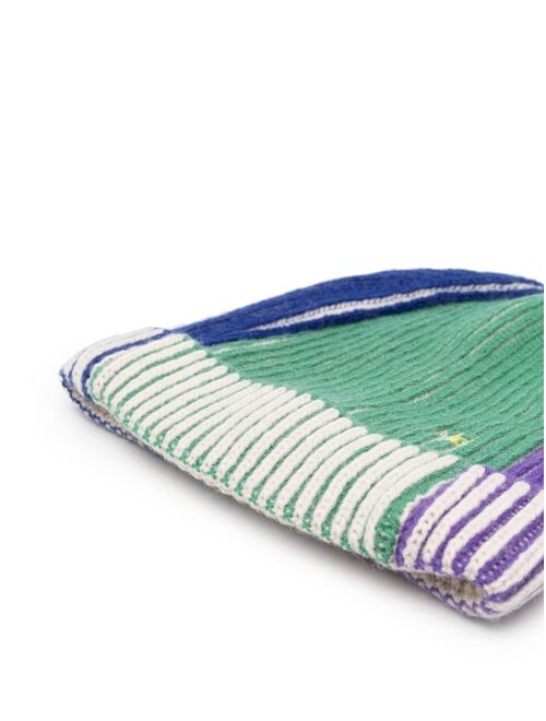 Bobo Choses stripe-pattern knitted beanie