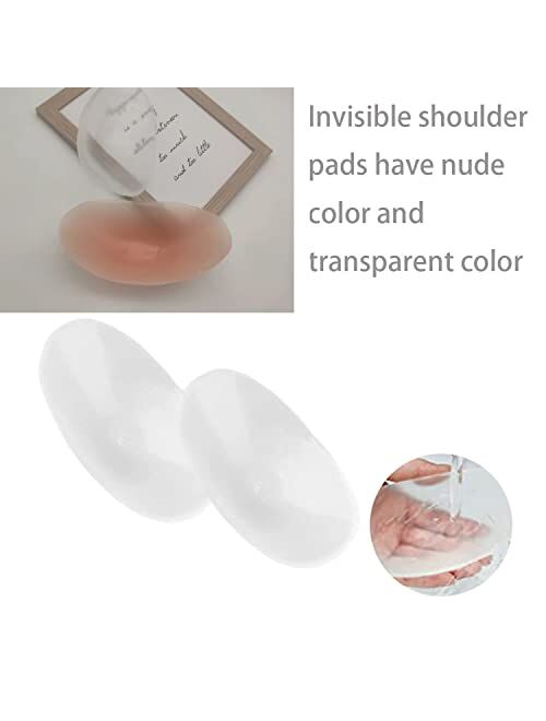 LUNNTE Silicone Shoulder Pads for Womens Clothing Anti-Slip