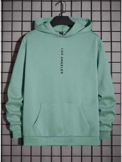 Manfinity Homme Men Letter Graphic Hoodie