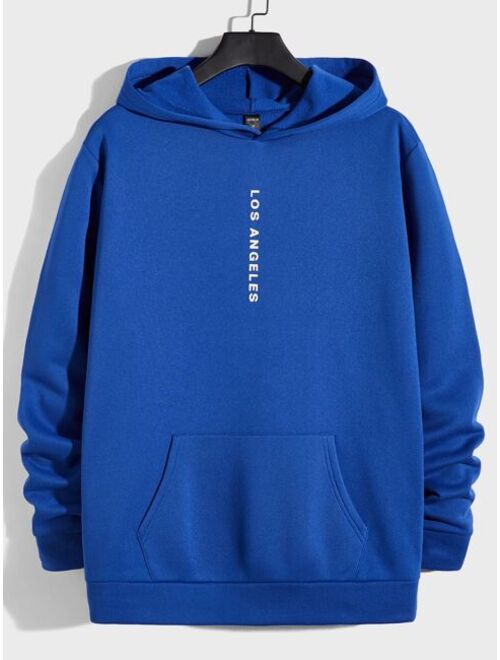 Manfinity Homme Men Letter Graphic Hoodie