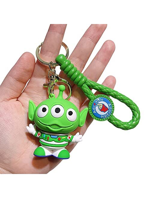 D DILLA BEAUTY Anime Story Keychain Adorable Cute Keychain Handbag Car Keyring Charms Gifts for Women