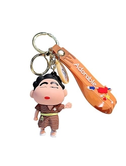 D Dilla Beauty Kawaii Japanese Cartoon LBXX Xin Theme Keychain Adorable Backpack Car Keyring Charms Easy to Carry