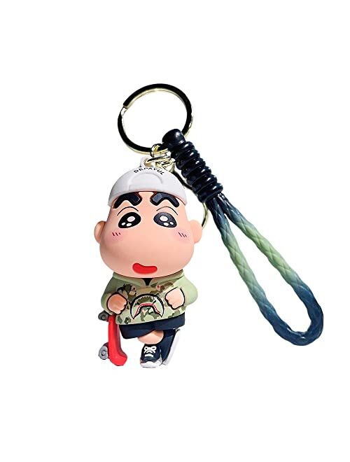 D Dilla Beauty Kawaii Japanese Cartoon LBXX Xin Theme Keychain Adorable Backpack Car Keyring Charms Easy to Carry