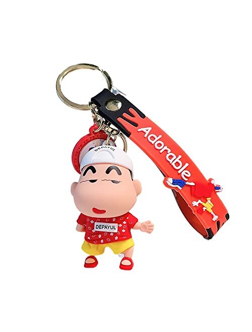 D Dilla Beauty Kawaii Japanese Cartoon LBXX Xin Theme Keychain Adorable Backpack Car Keyring Charms Easy to Carry