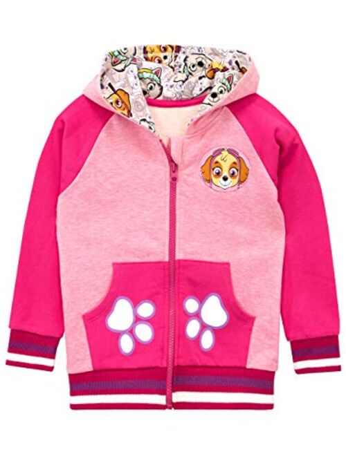 Paw Patrol Hoodie | Skye Girls Hoodies | Glitter Zip up Sweatshirt for Kids