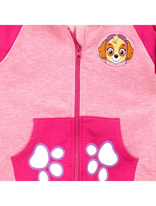 Paw Patrol Hoodie | Skye Girls Hoodies | Glitter Zip up Sweatshirt for Kids